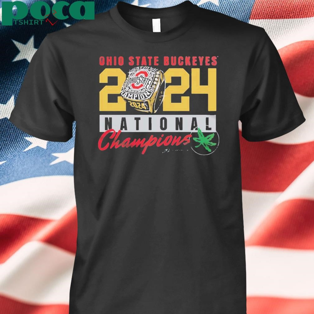 2024 Ohio State Champions Ring 2024-2025 College Football Playoff National Champions Unisex T-Shirt