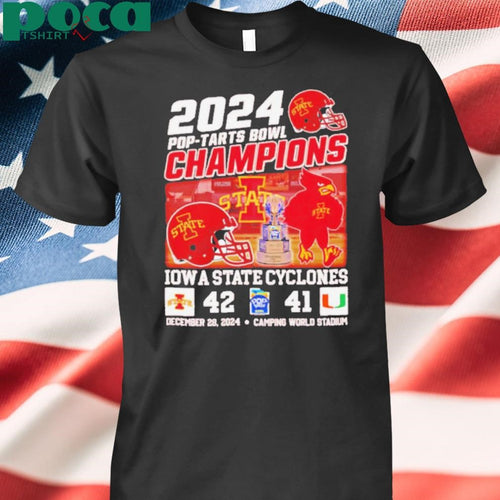 2024 Pop Tarts Bowl Champions Iowa State Cyclones mascot shirt