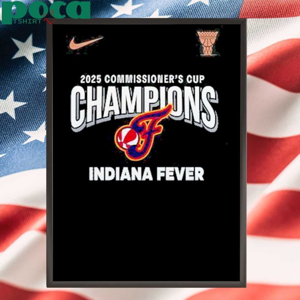 2025 Commissioner’s Cup Champions Indiana Fever T-Shirt