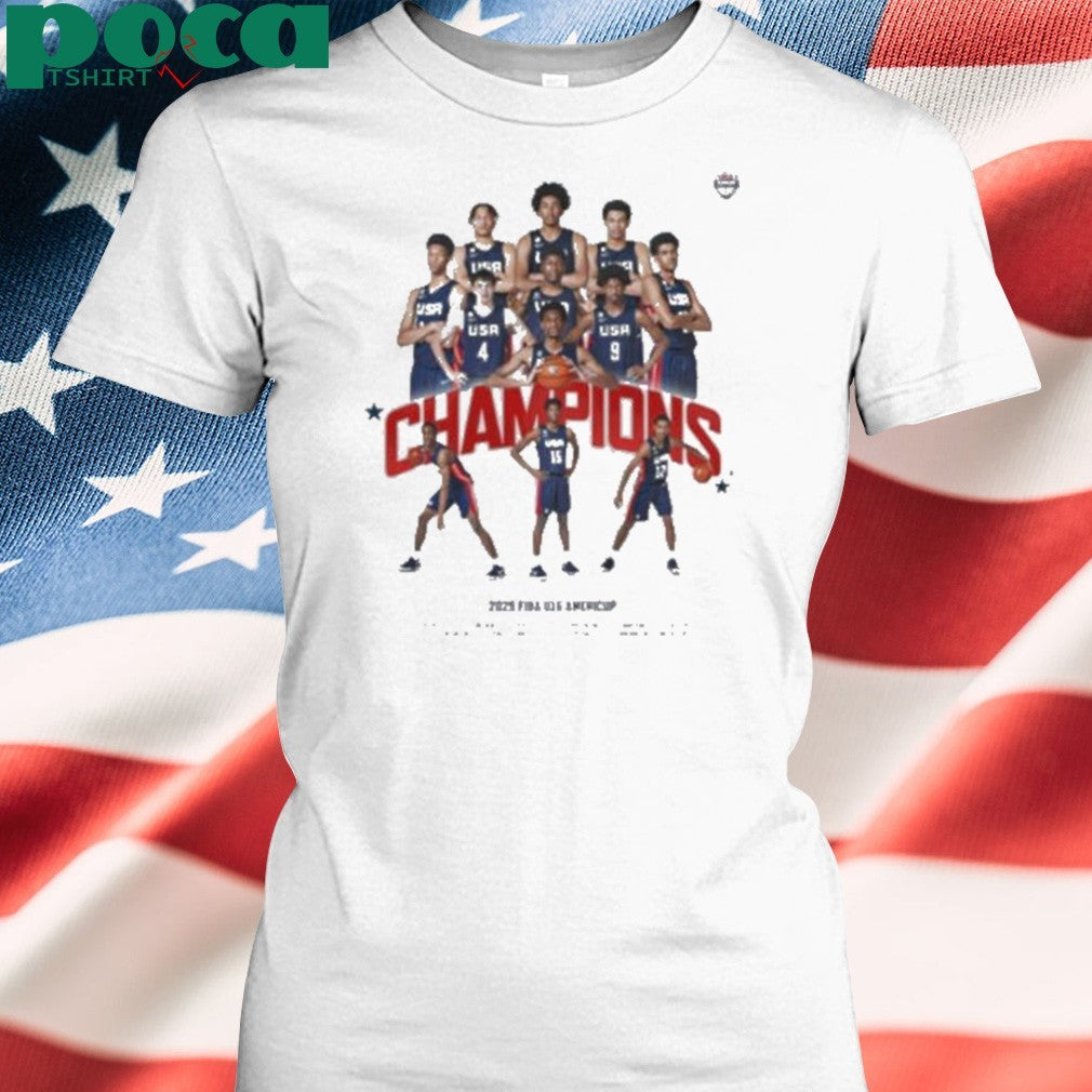 2025 FIBA U16 AmeriCup Champions shirt