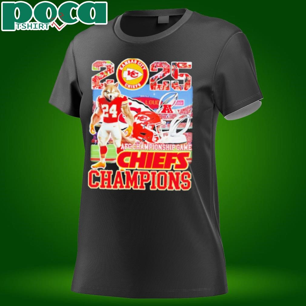 2025 Kansas City Chiefs AFC Championship Game Chiefs Champions shirt