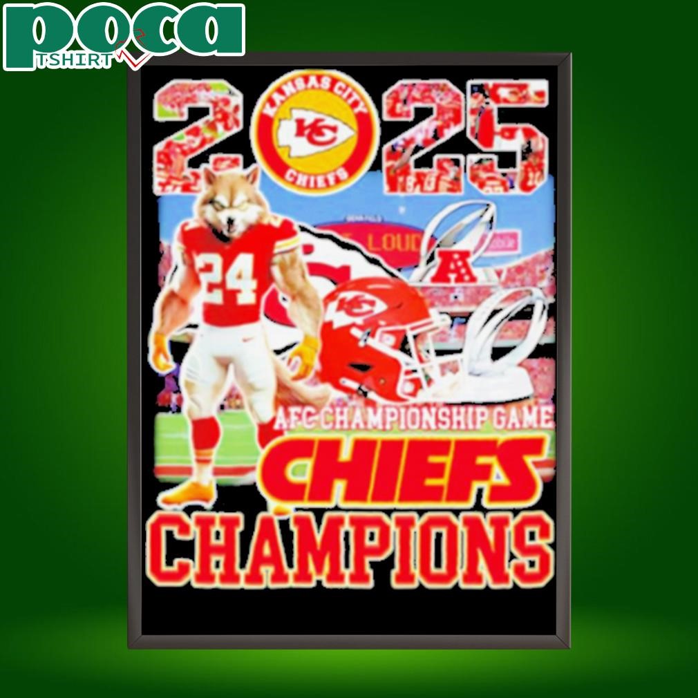 2025 Kansas City Chiefs AFC Championship Game Chiefs Champions shirt
