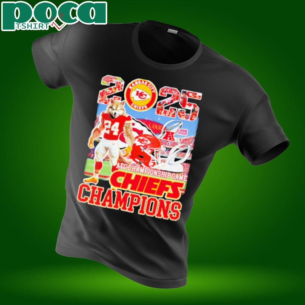2025 Kansas City Chiefs AFC Championship Game Chiefs Champions shirt