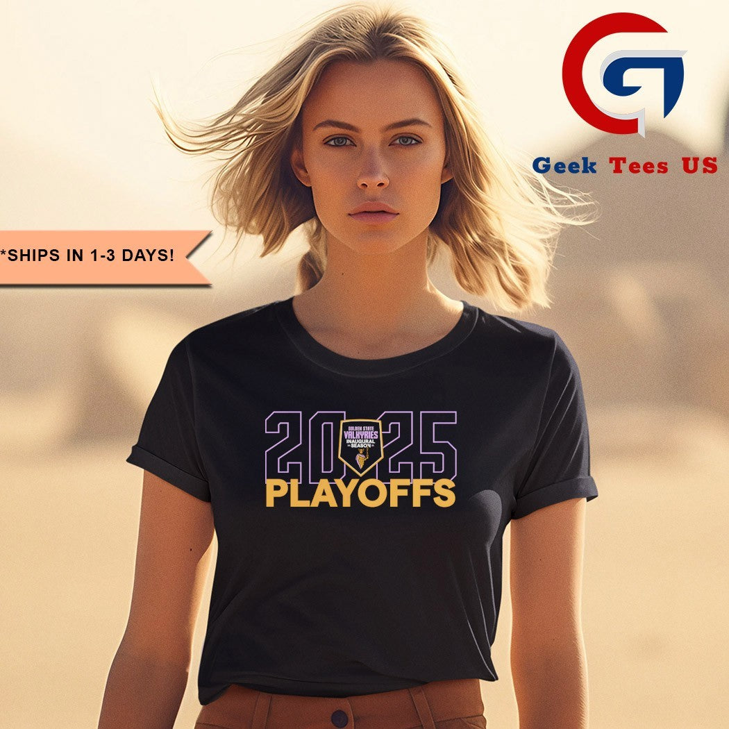2025 Playoffs Golden State Valkyries WNBA Inaugural Season logo shirt