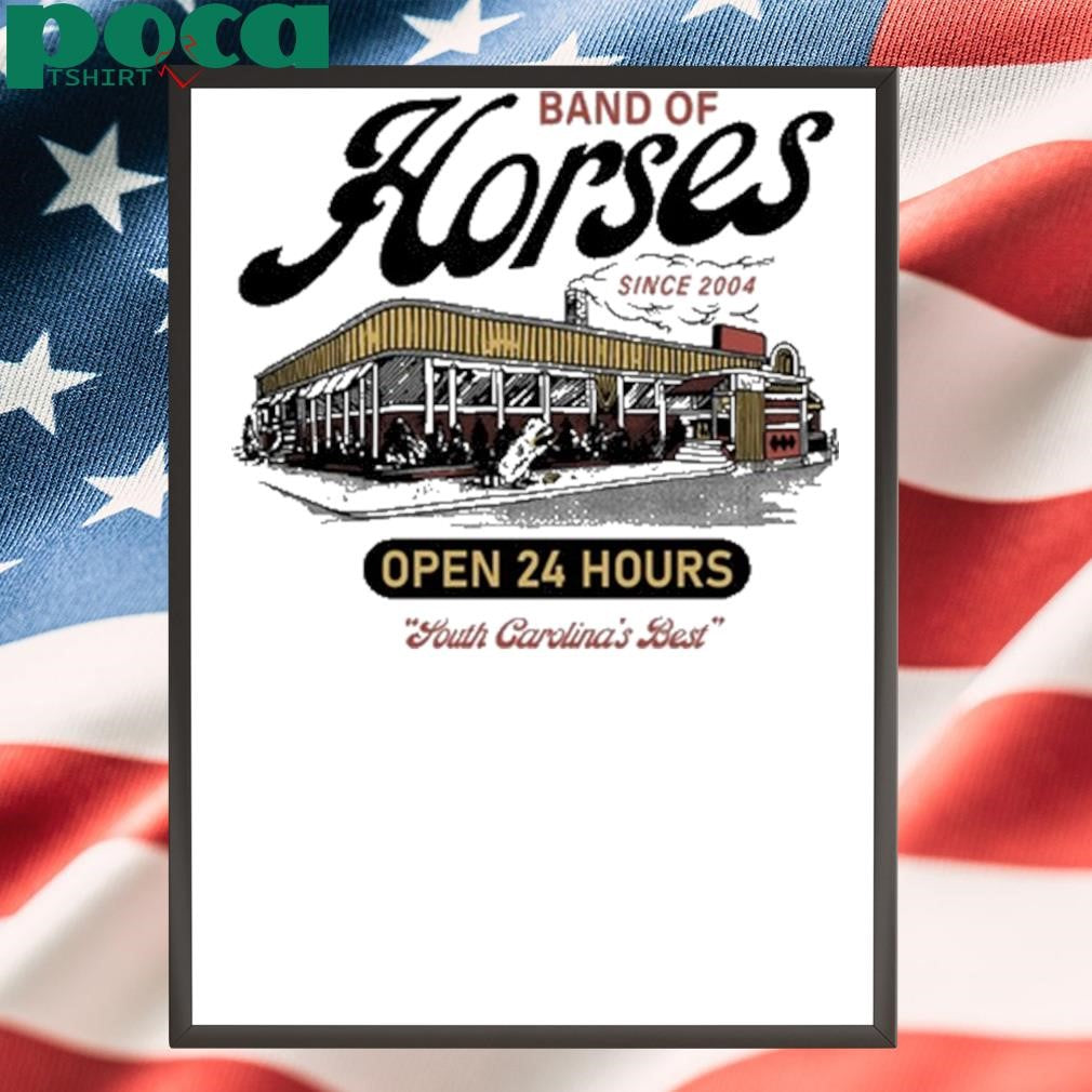 2025 Tee Band of Horses Diner 2024 Tour shirt