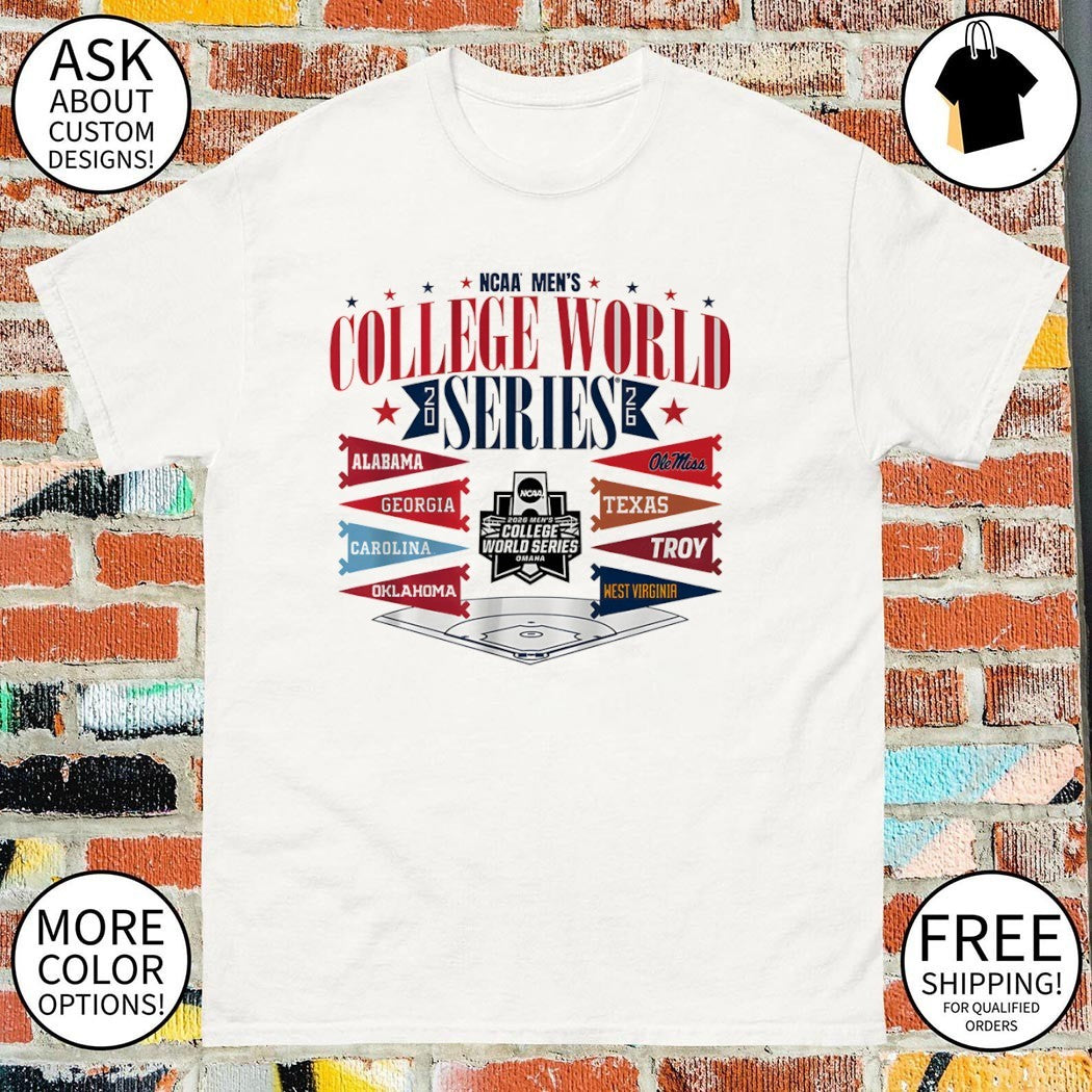 2026 College World Series Field Men’s baseball NCAA shirt