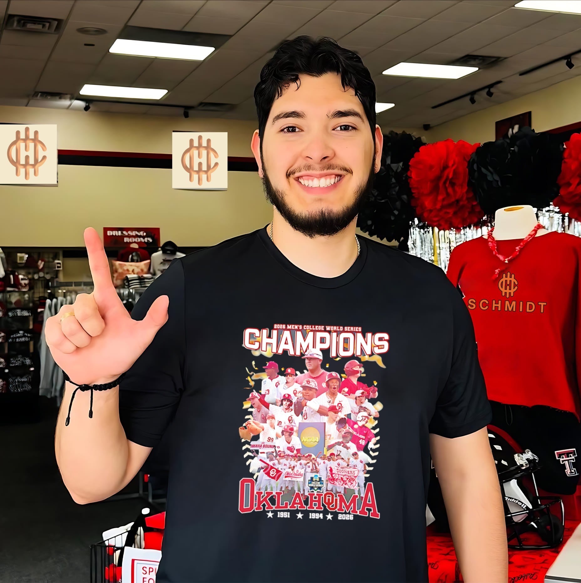 2026 Men’s college World Series Champions Oklahoma Sooners 1951 1994 2026 shirt