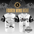 Los Angeles Dodgers Fourth Wing Night Baseball Jersey