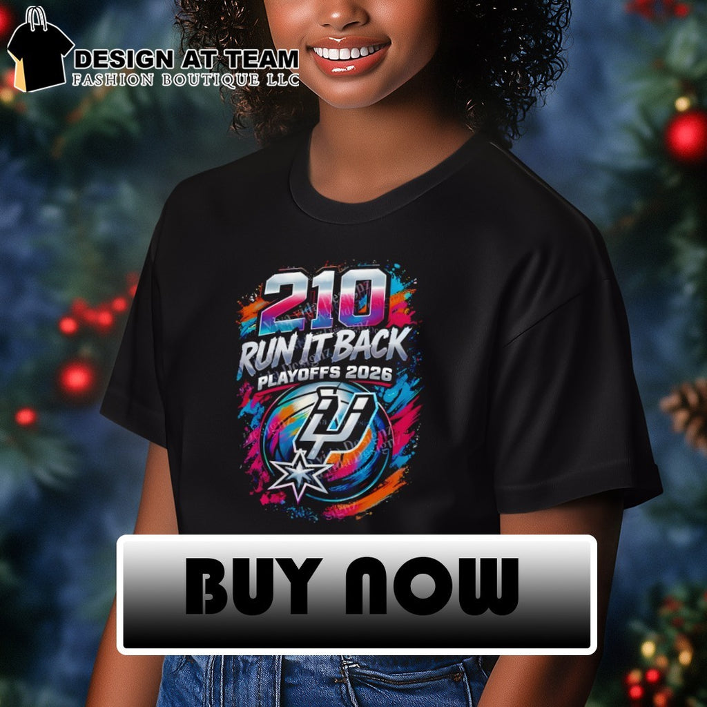 210 Run It Back San Antonio Spurs Basketball Game Day Playoff 2026 shirt