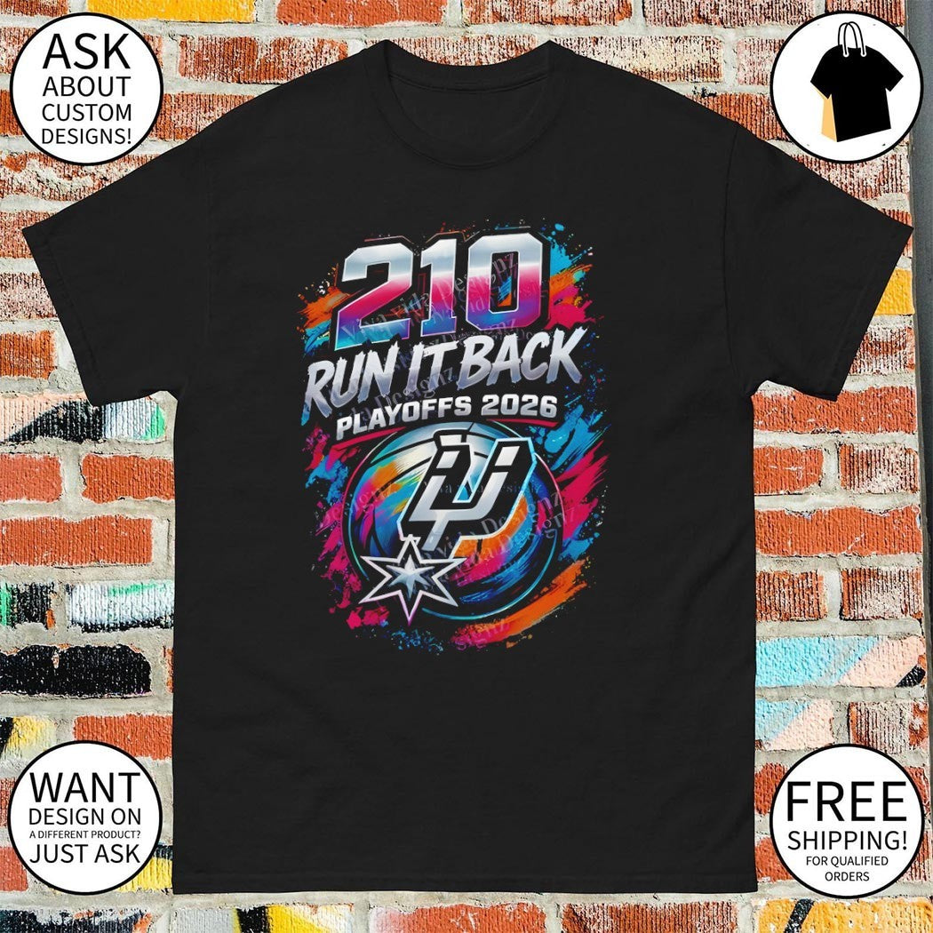 210 Run It Back San Antonio Spurs Basketball Game Day Playoff 2026 shirt