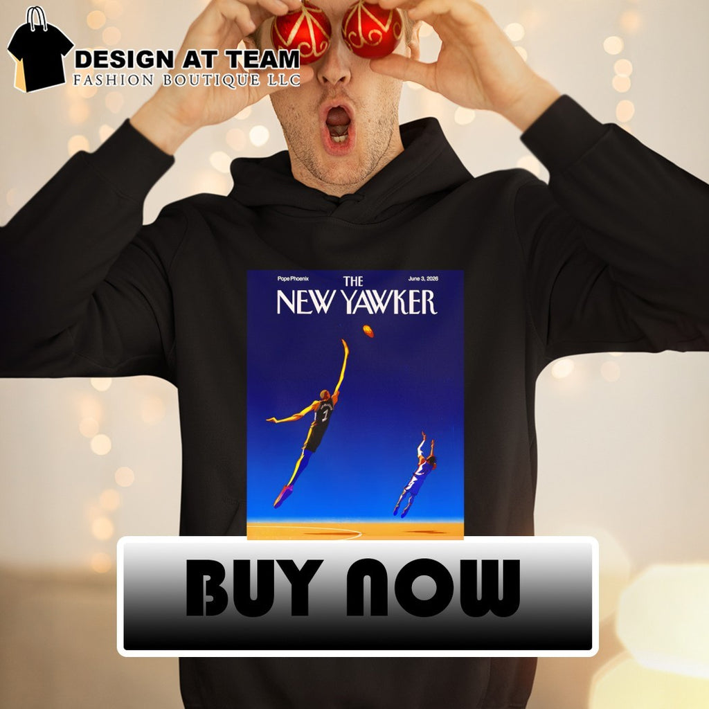 Wembanyama and Brunson Basketball Illustration The New Yawker magazine cover shirt