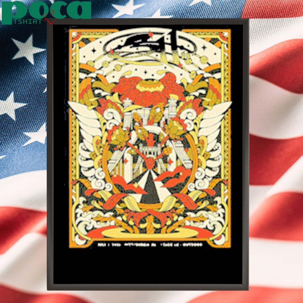 311 Band Poster Pittsburgh Tonight On July 1 2025 At Stage AE Outdoors In Pittsburgh PA Unisex T-Shirt