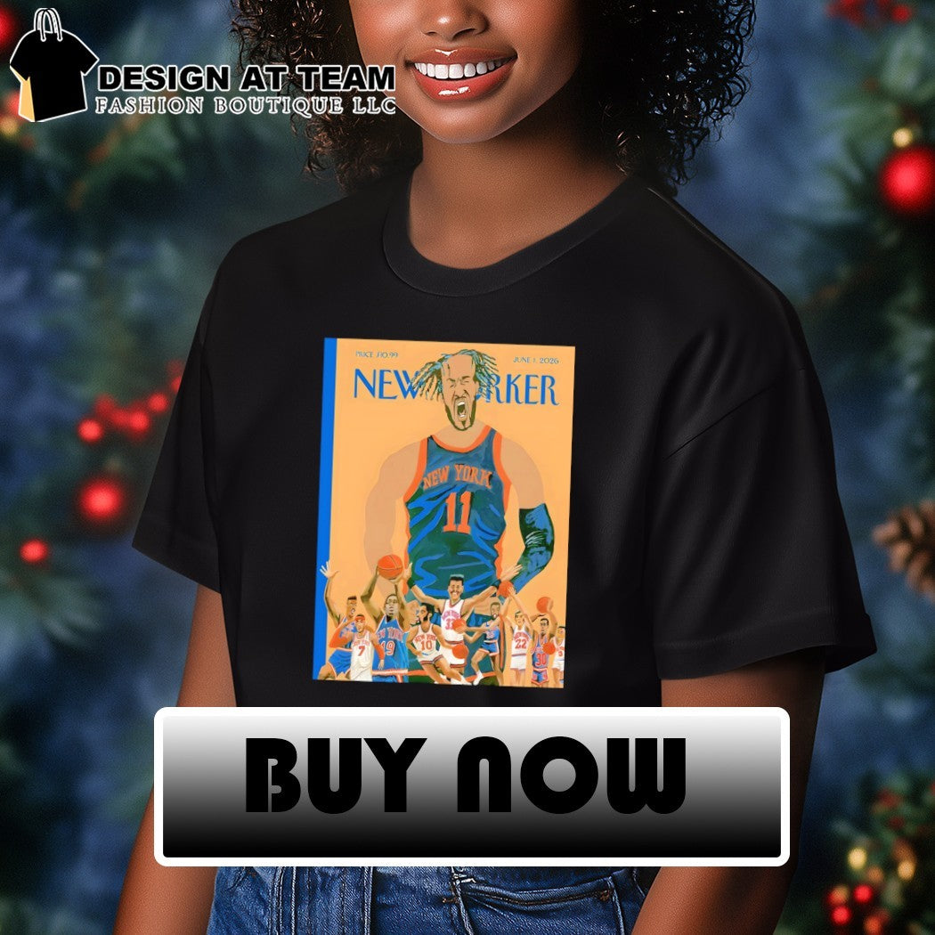 NY Knicks Poster The New Yorker Magazine Cover June 2026 shirt