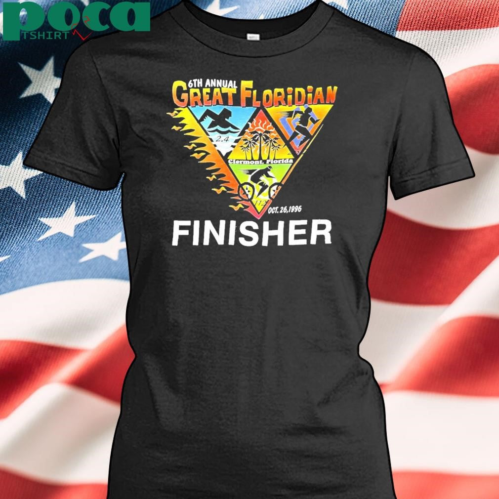 6th Annual Great Floridian Finisher 1996 Vintage Shirt