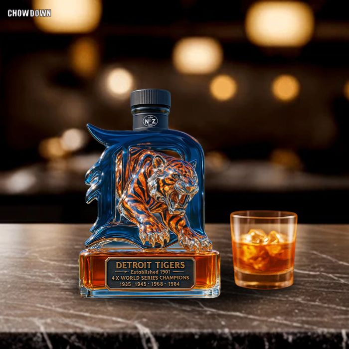 BEST Detroit Tiger World Champion Whisky Bottle