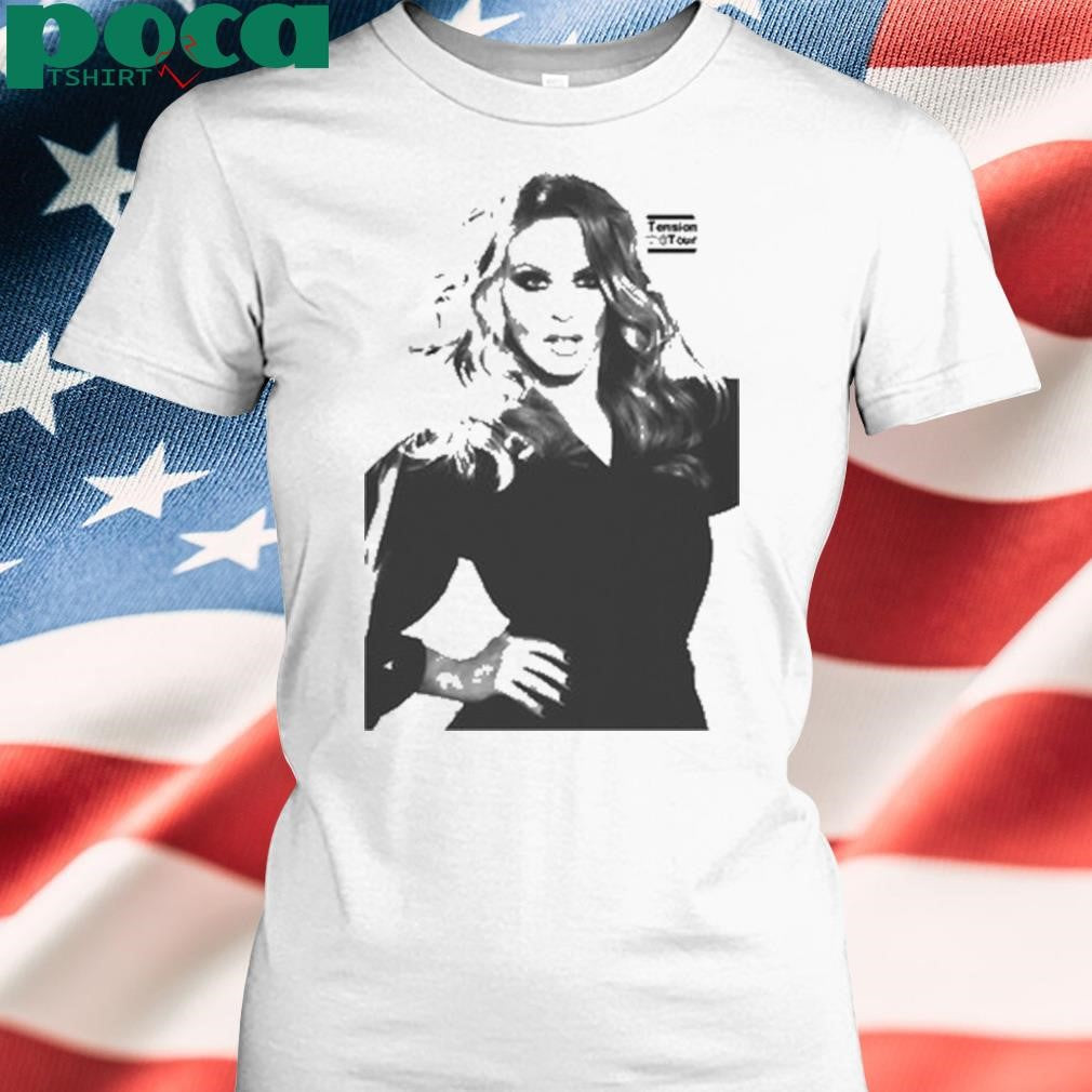 Kylie Tension Red Photo T Shirt