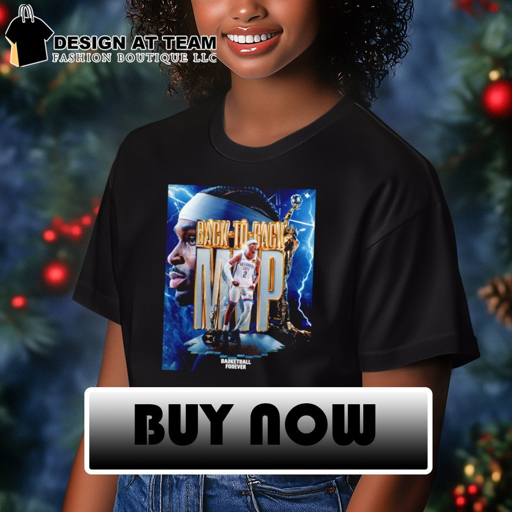 Shai Gilgeous-Alexander wins second NBA MVP award back-to-back MVP shirt