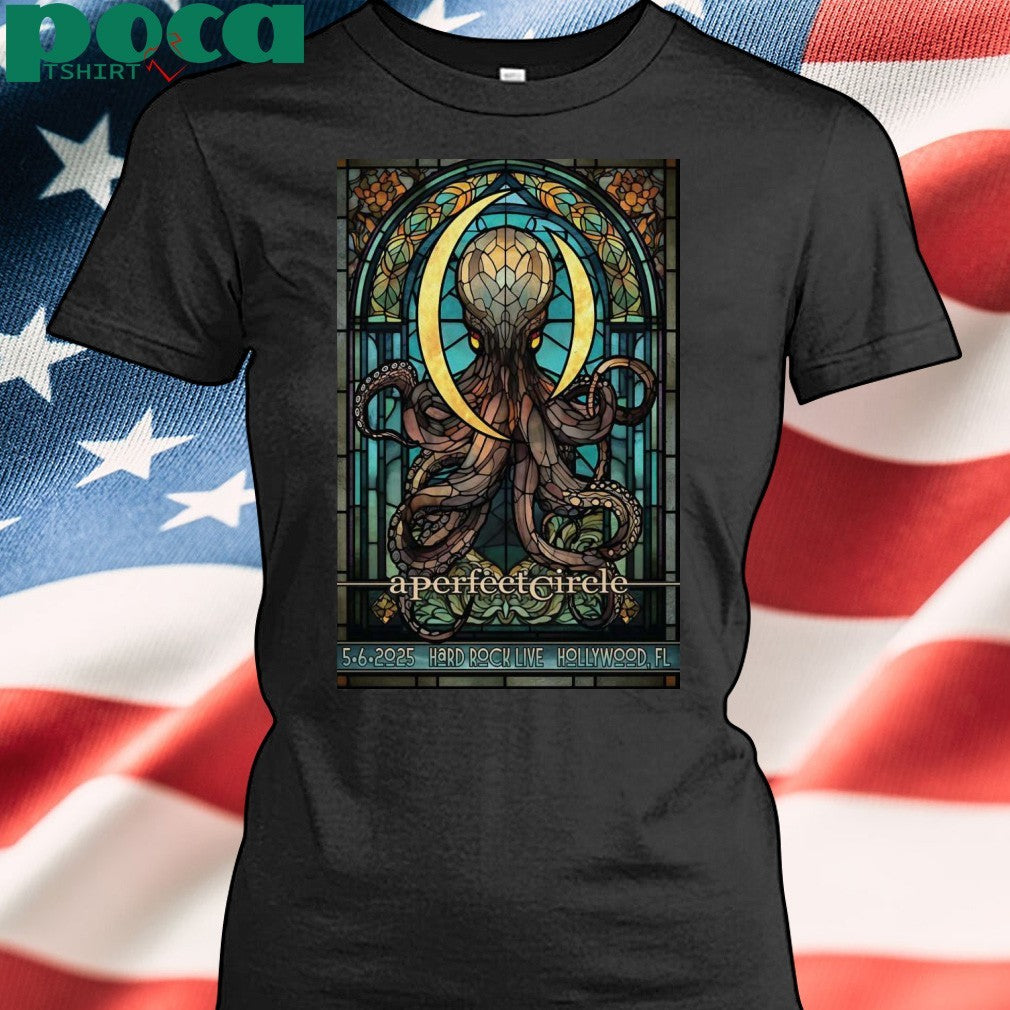 A Perfect Circle At Hard Rock Live On May 6, 2025 Show Poster Shirt