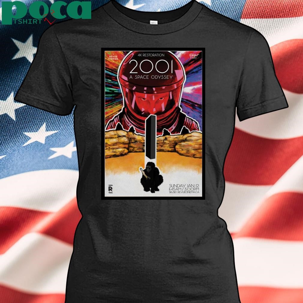 A Space Odyssey Poster Sunday Jan 12 2025 Revue Cinema, CA T-Shirt
