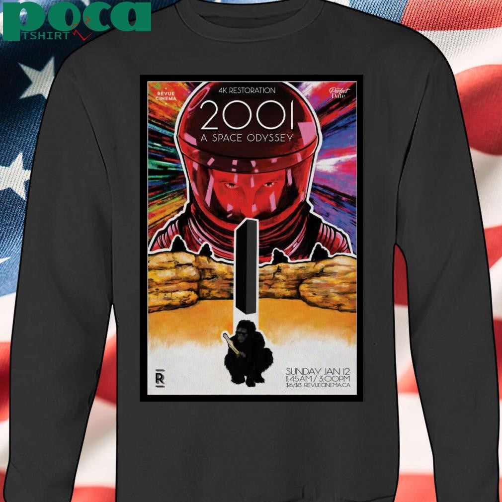 A Space Odyssey Poster Sunday Jan 12 2025 Revue Cinema, CA T-Shirt