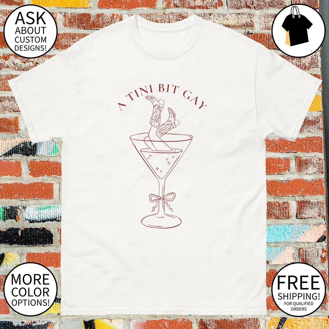 A Tini Bit Gay Lesbian Gay Cowgirl LGBT Pride Month 2026 shirt