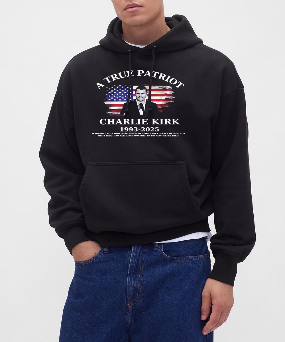 A True Patriot Charlie Kirk 1993-2025 if you believe in something shirt