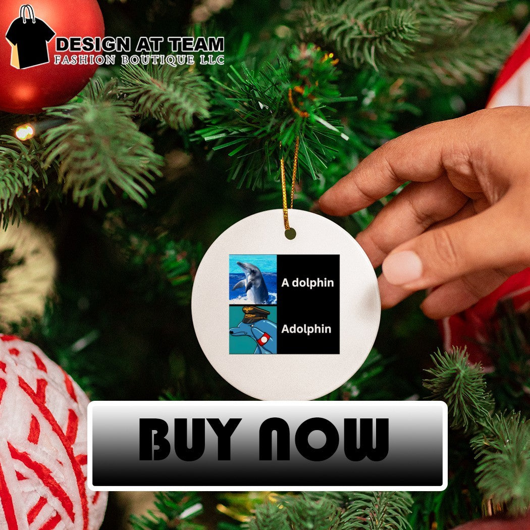 A dolphin Adolphin Adolf Hitler meme shirt