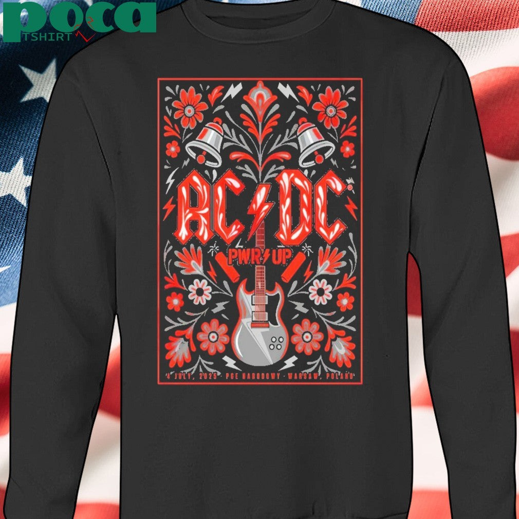 AC DC At Pge Narodowy In Warsaw Poland On July 4 2025 Poster shirt