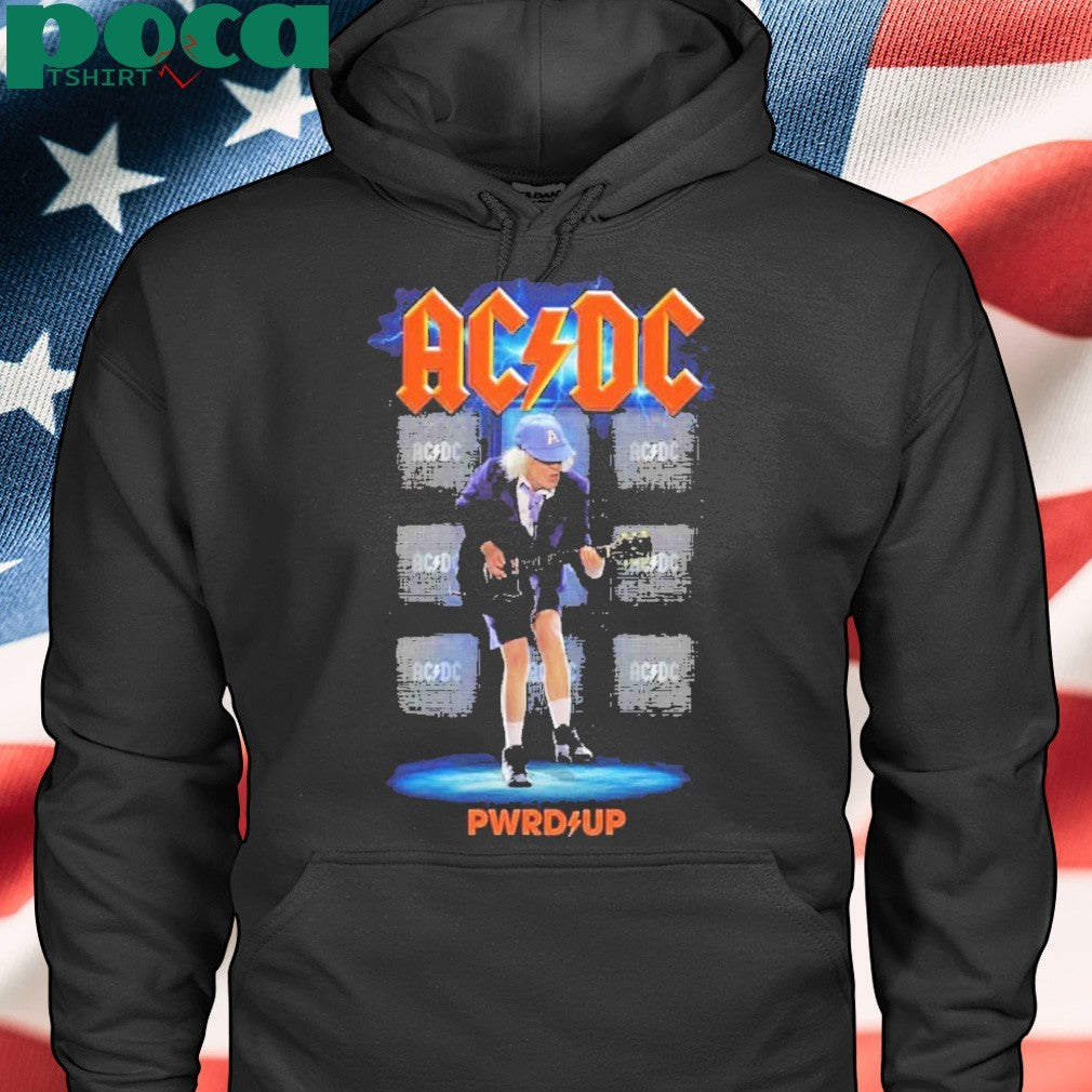 ACDC Angus Amps PWR UP Europe Tour 2025 Cities List Two Sided Print Unisex T-Shirt