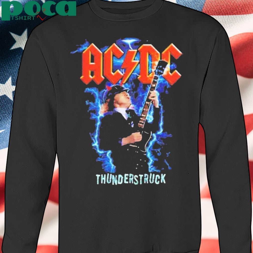 ACDC Thunderstruck Exclusive Tee PWR UP Tour 2025 You’ve Been Thunderstruck Washed T-Shirt