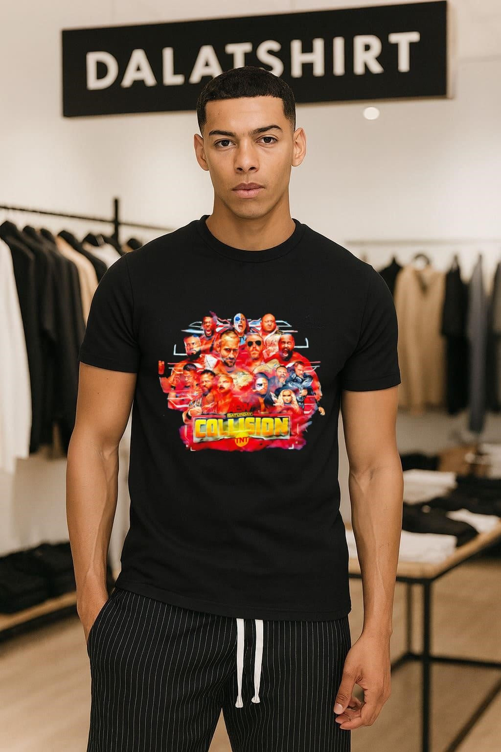 AEW Saturday Collision TNT Pro Wrestling Stars shirt