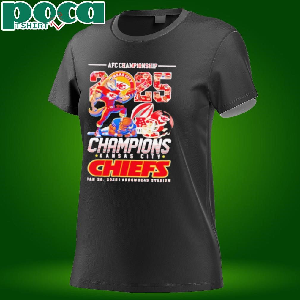 AFC Championship 2025 Champions KC Chiefs Shirt