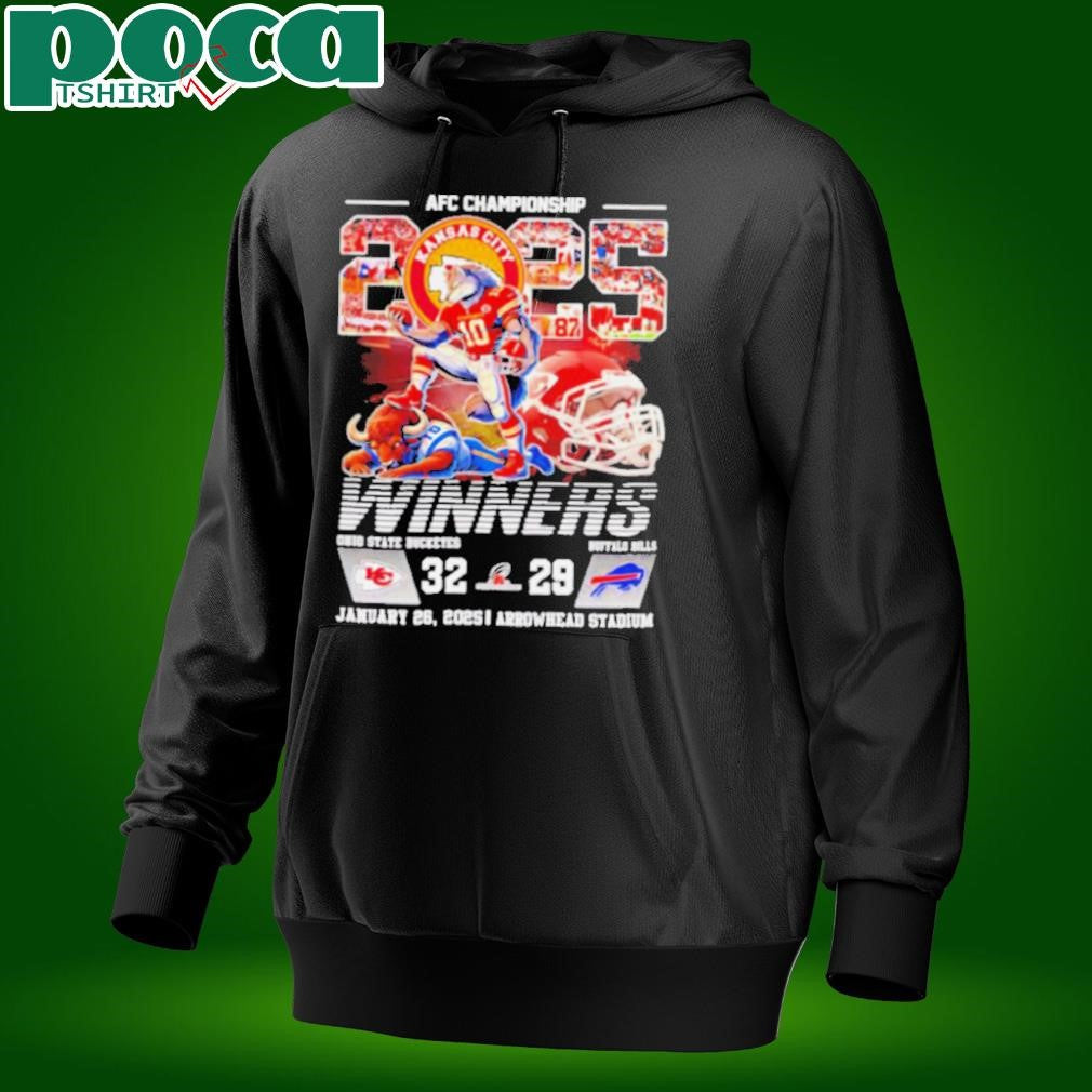 AFC Championship 2025 winners Kansas City Chiefs mascot shirt