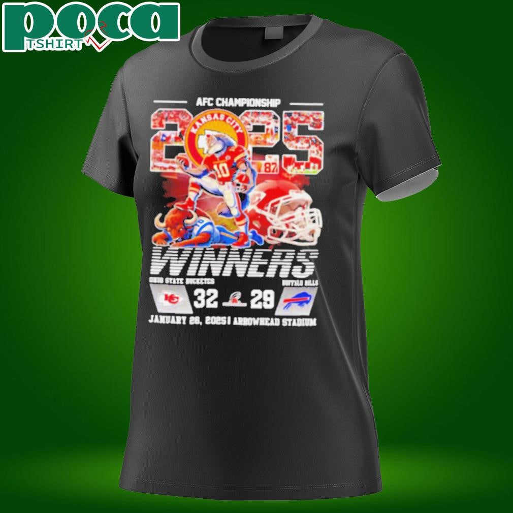 AFC Championship 2025 winners Kansas City Chiefs mascot shirt