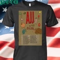 AJJ And Pacing Tour August 2025 Concerts Poster Shirt