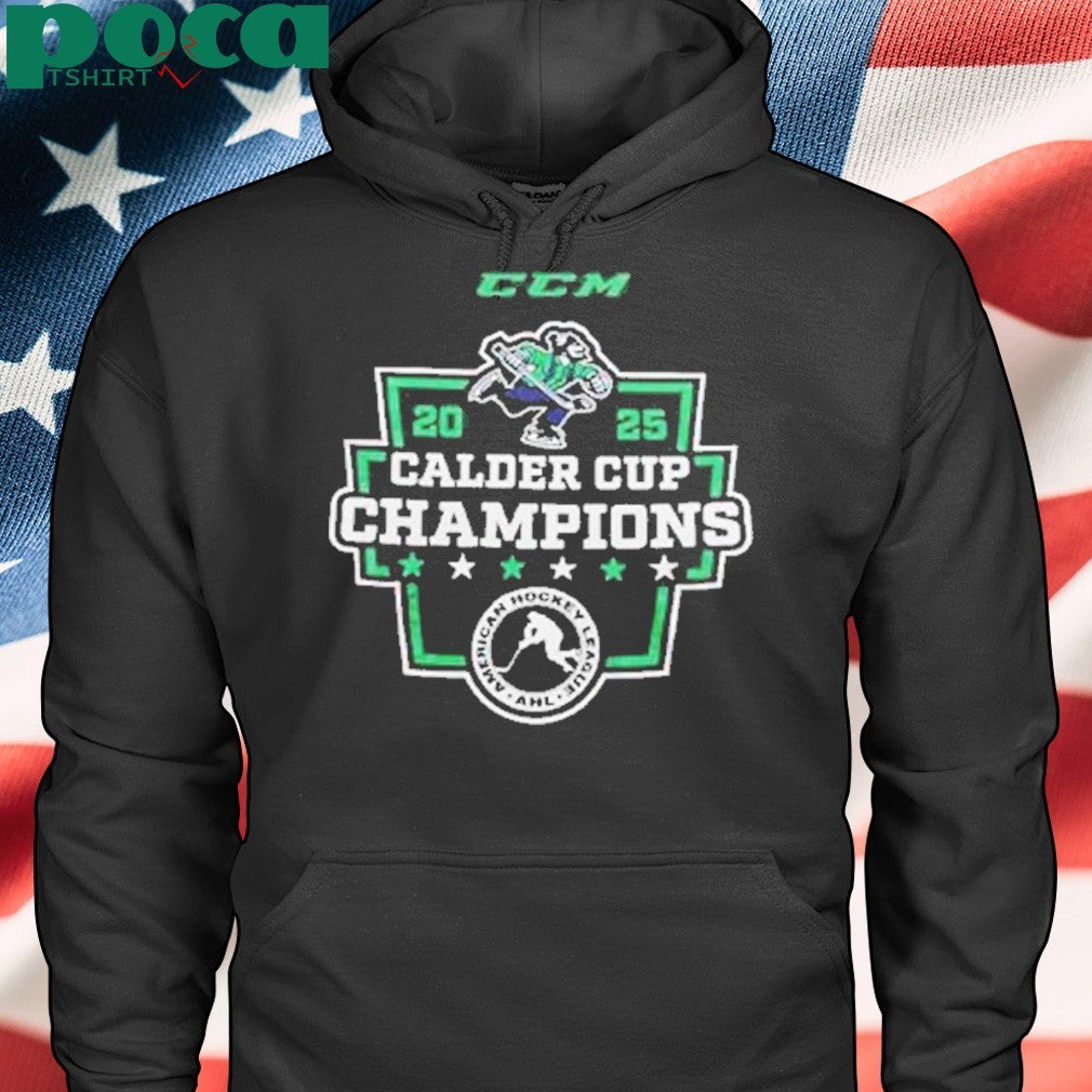 Abbotsford Canucks 2025 Calder Cup Champions Locker Room T-Shirt