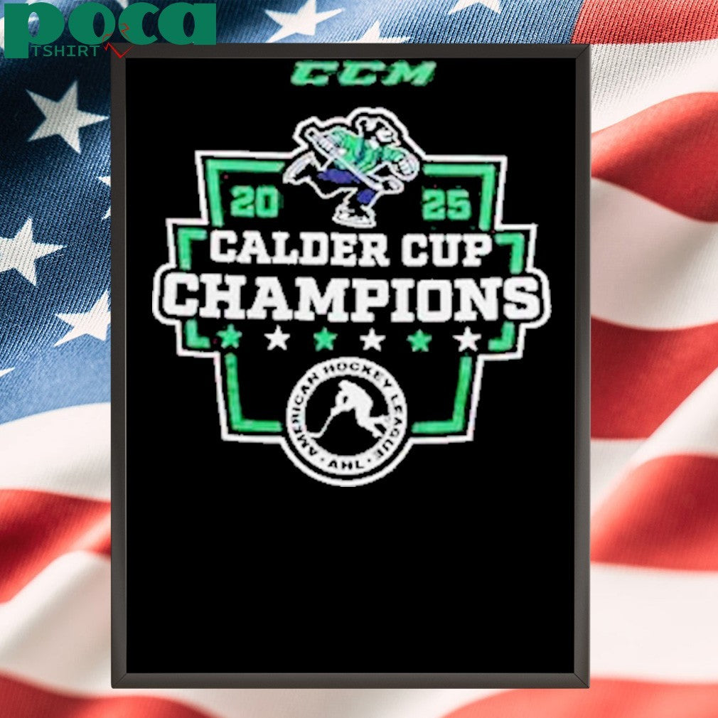 Abbotsford Canucks 2025 Calder Cup Champions Locker Room T-Shirt