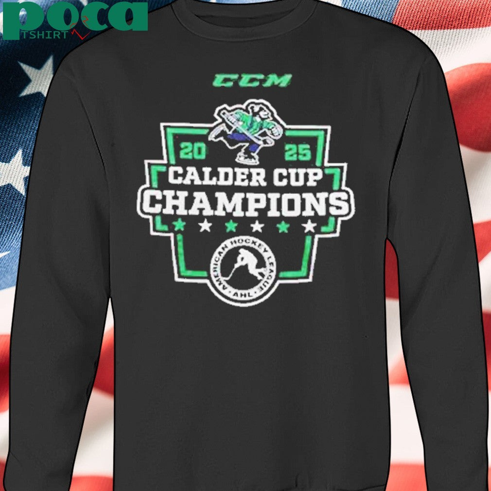 Abbotsford Canucks 2025 Calder Cup Champions Locker Room T-Shirt