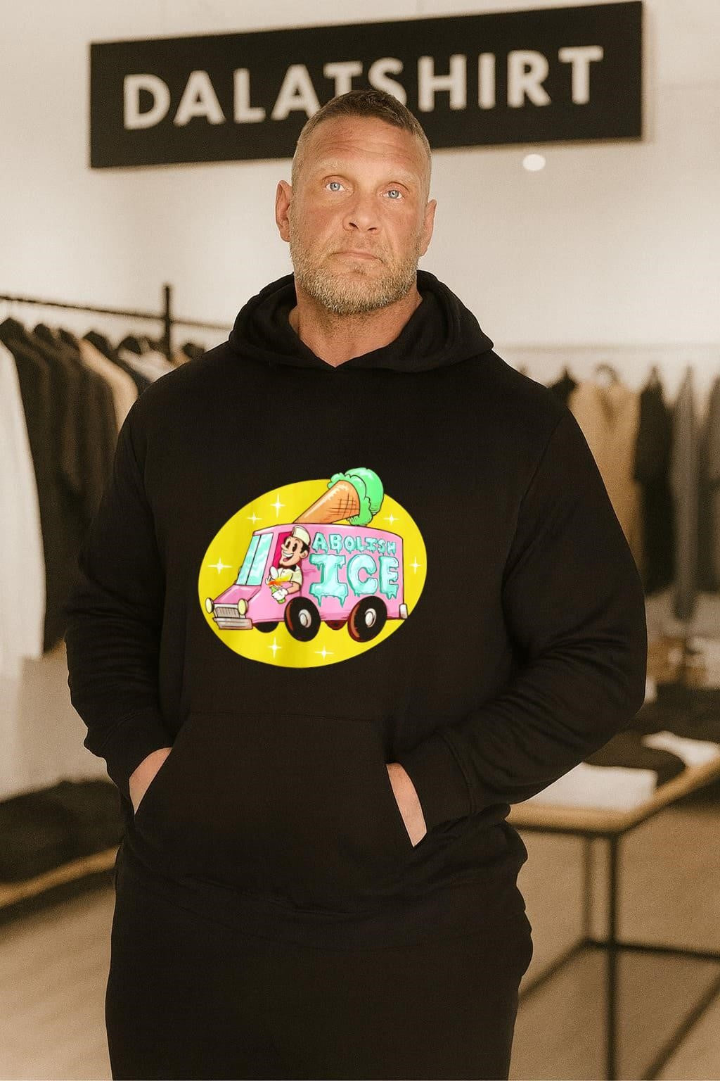 Abolish Ice Cream Truck Molotov Cocktail Man shirt
