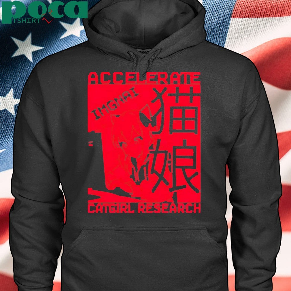Accelerate Imgnai Catgirl Research Shirt