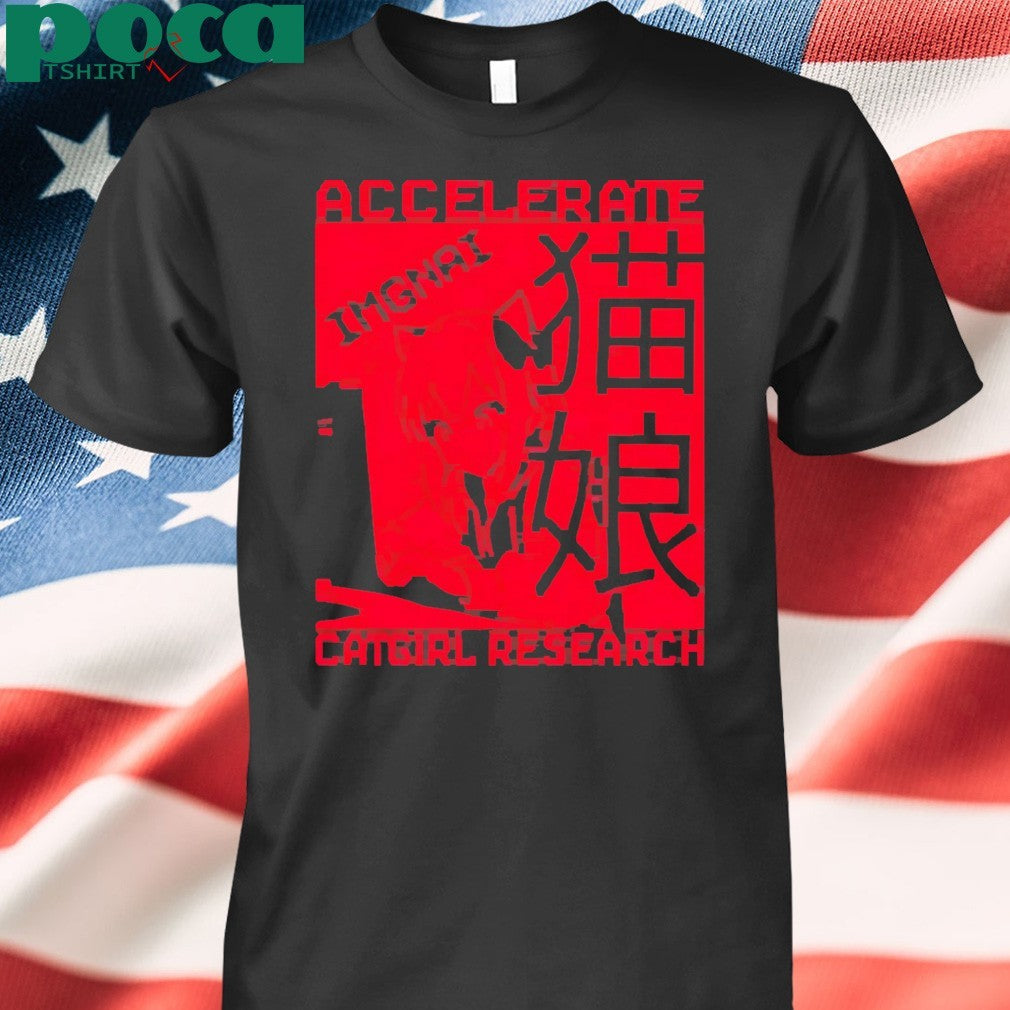 Accelerate Imgnai Catgirl Research Shirt