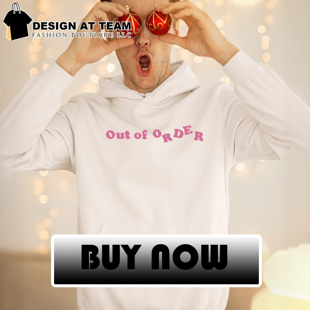Adwoa Aboah wearing Out of Order shirt