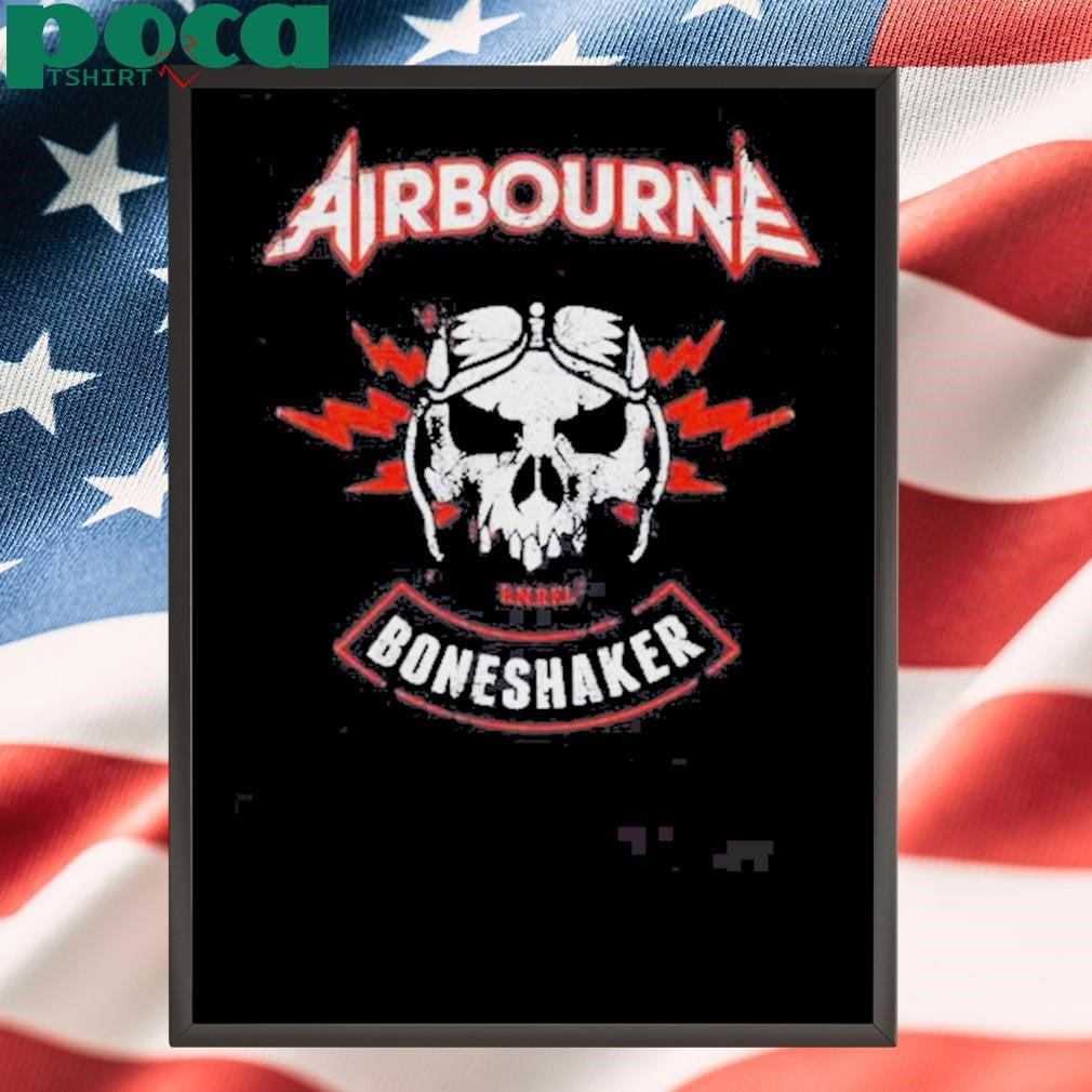 Airbourne Boneshaker Biker Tour T-shirt
