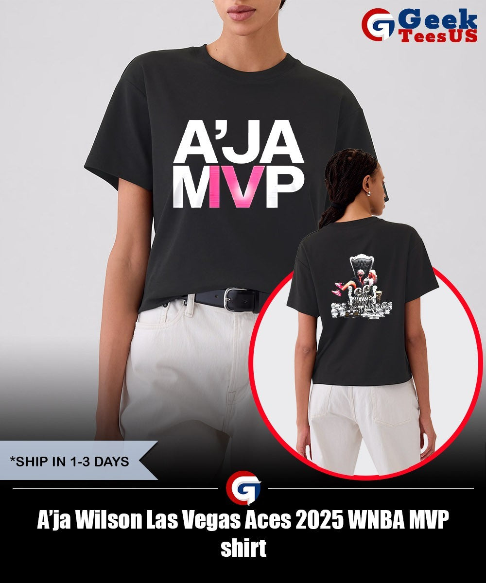 A’ja Wilson Las Vegas Aces 2025 WNBA MVP shirt