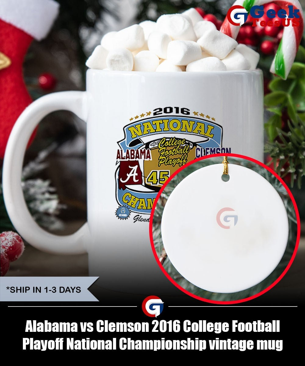 Alabama vs Clemson 2016 College Football Playoff National Championship vintage shirt