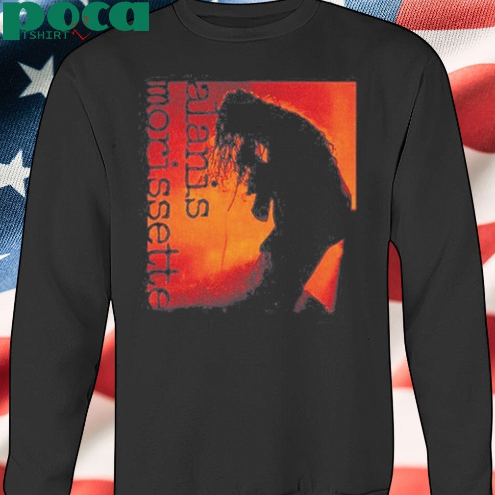 Alanis Orange Silhouette Black shirt