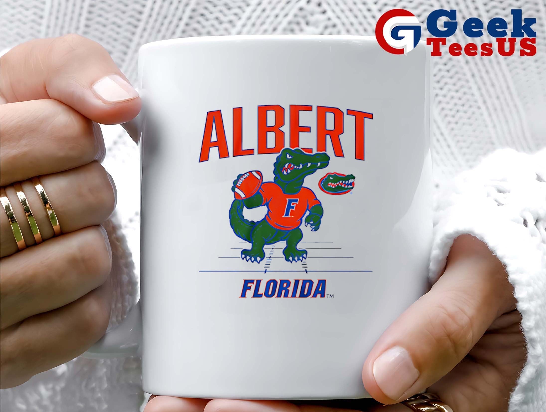 Albert Florida Gators football gridiron mascot shirt