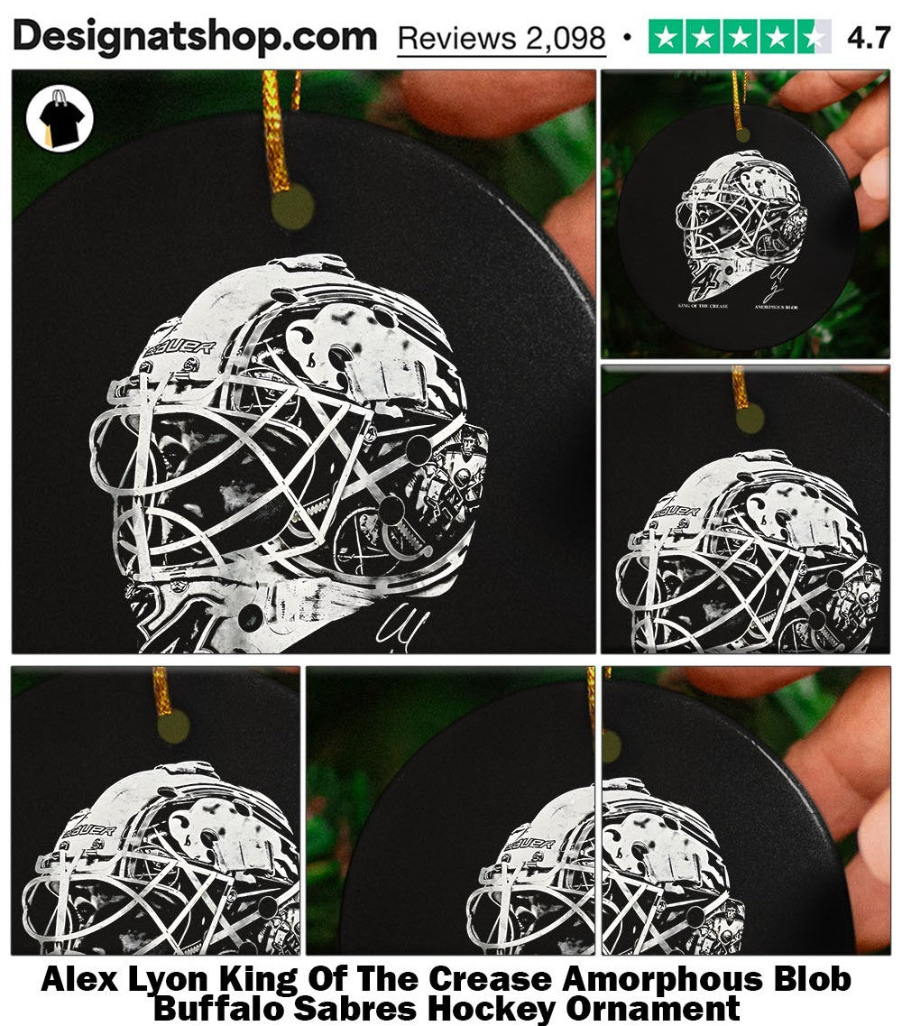Alex Lyon King Of The Crease Amorphous Blob Buffalo Sabres Hockey shirt