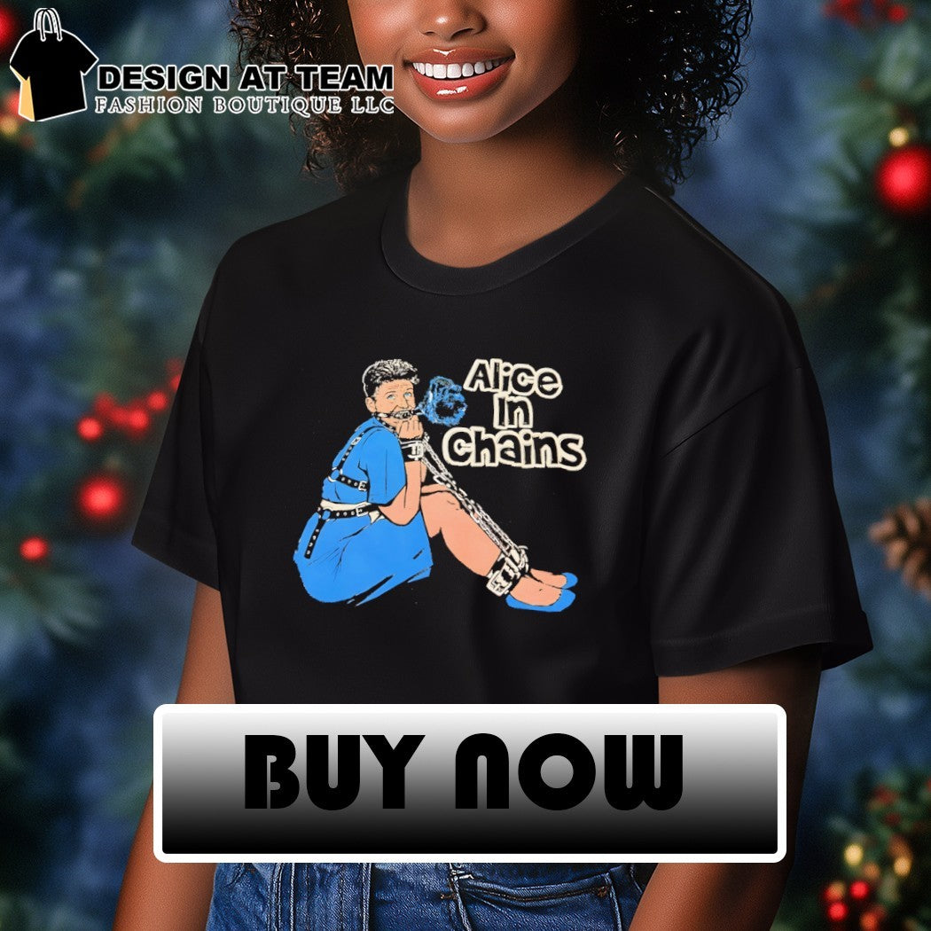 Alice Brady Bunch Alice in Chains cartoon shirt