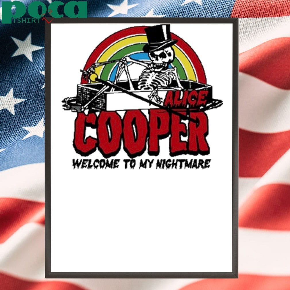Alice Cooper Rainbow Welcome To My Nightmare shirt